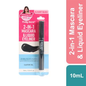 Pretty Secret 2-in-1 Mascara and Liquid Eyeliner 10ml
