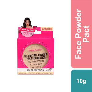 Pretty Secret Face Powder Pact 10g - Natural Beige