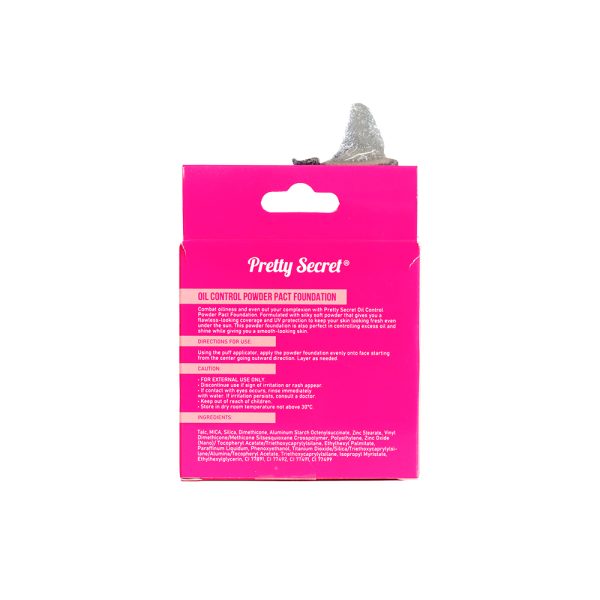 Pretty Secret Pretty Secret Face Powder Pact 10g β Natural Beige | Pretty Secret