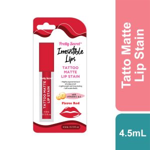 Pretty Secret Tattoo Matte Lip Stain 4.5ml - Fierce Red